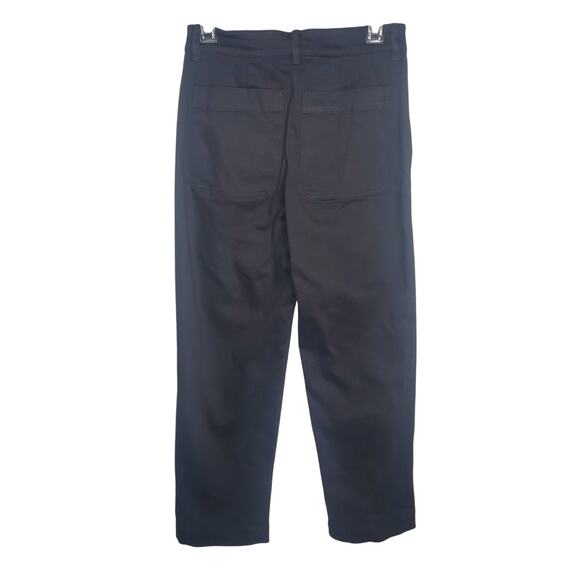 Everlane Cropped Straight Regular Jeans Black Women's Size 2 Natural Cotton - Picture 9 of 16